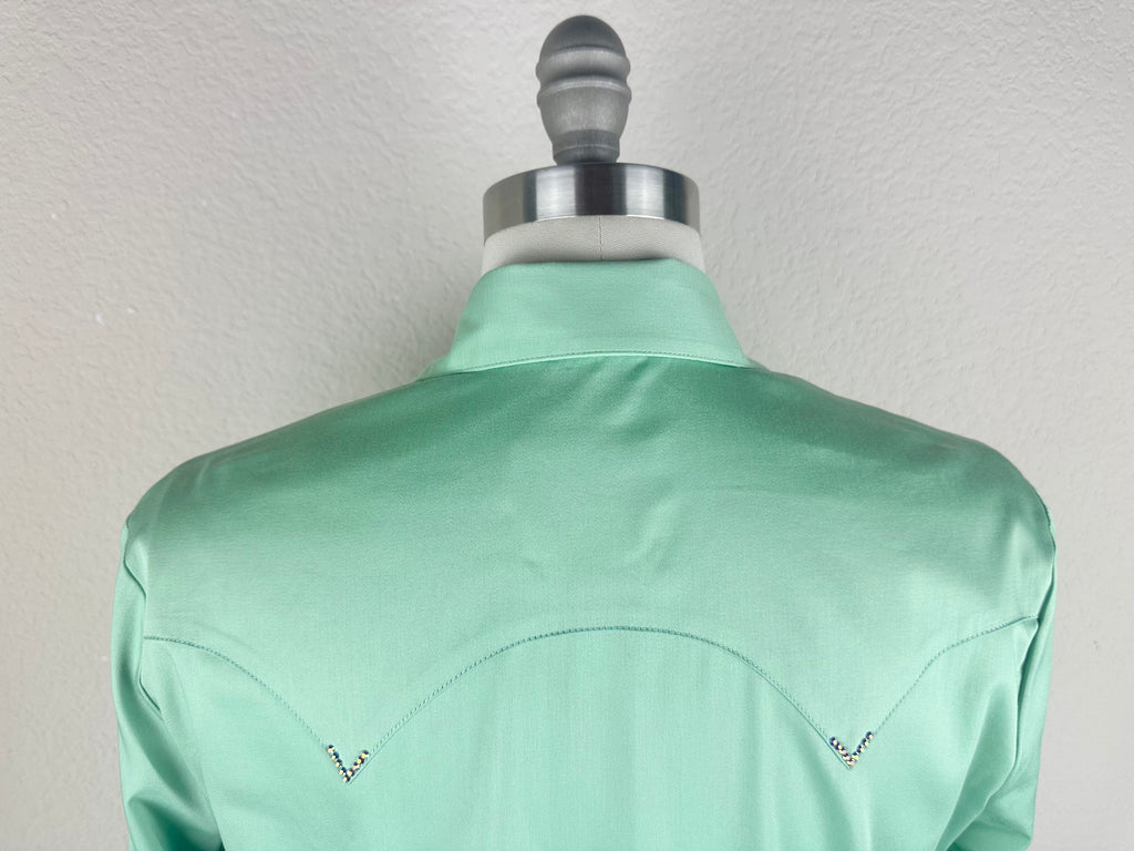 CR RanchWear Physical CR Western Pro Mint Stretch Cotton Sateen