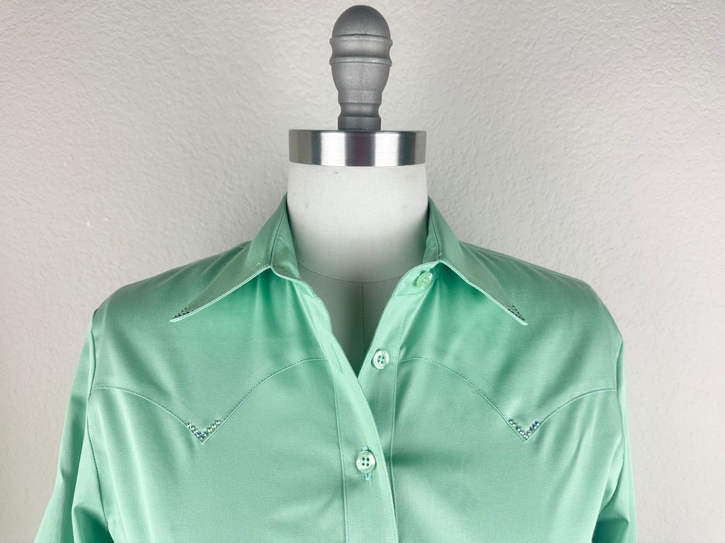 CR RanchWear Physical CR Western Pro Mint Stretch Cotton Sateen