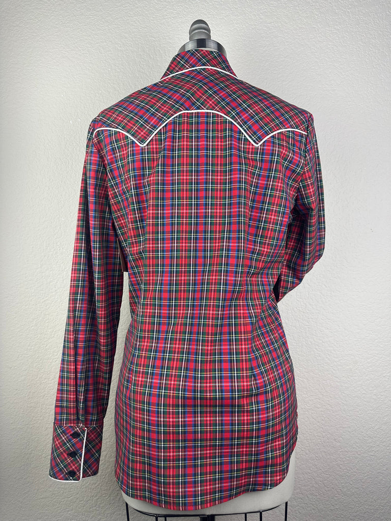 CR RanchWear Physical CR Western Pro Red and Green Plaid- FINAL SALE