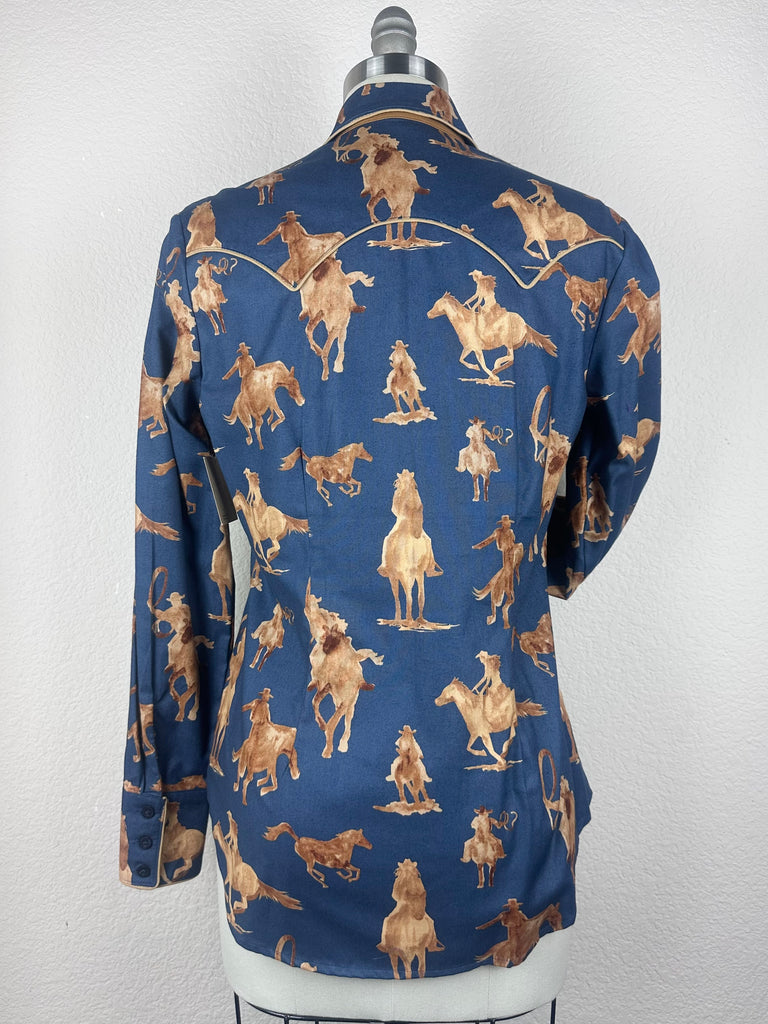 CR RanchWear Physical CR Western Pro Ride the Range Denim Blue- FINAL SALE