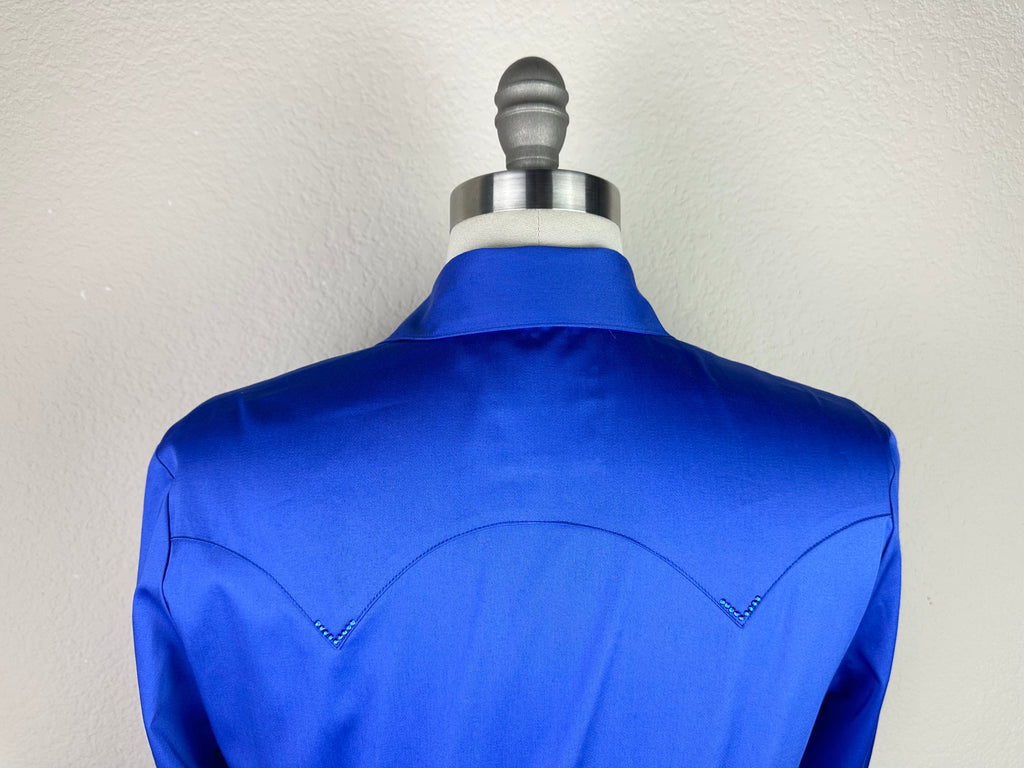 CR RanchWear Physical CR Western Pro Royal Blue Stretch Cotton Sateen