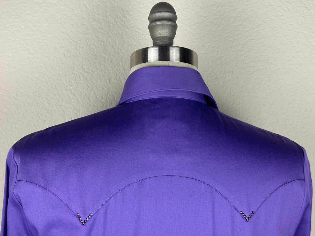 CR RanchWear Physical CR Western Pro Vibrant Violet Stretch Cotton Sateen