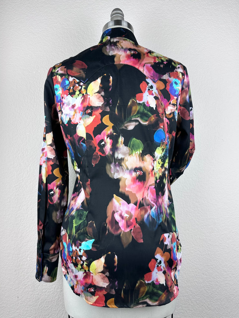 CR RanchWear Physical CR Western Pro Watercolor Floral (with crystals) - FINAL SALE