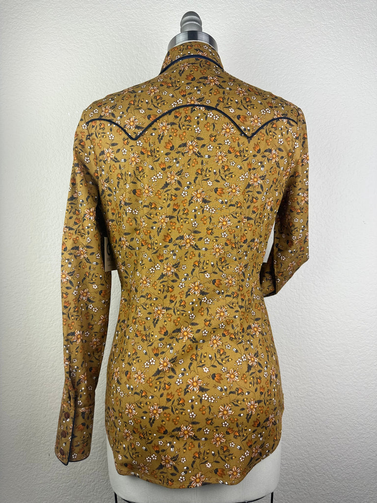 CR RanchWear Physical CR Western Pro Whiskey Floral with Navy Contrast - FINAL SALE