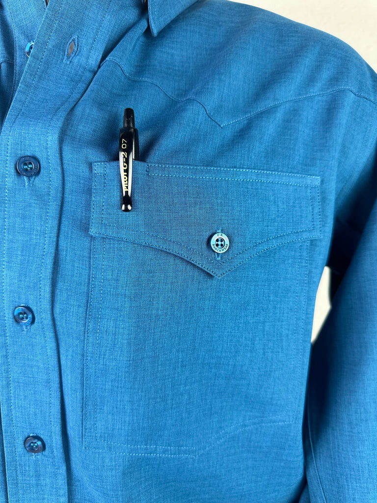 CR RanchWear Physical Men's CR Ranch Pro Sun Savvy Aegean