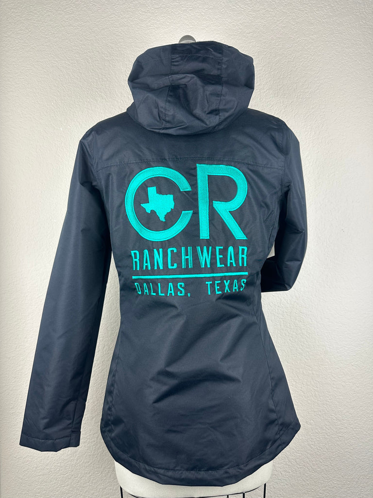 CR RanchWear Physical Women's CR All-Weather Black Jacket- Teal