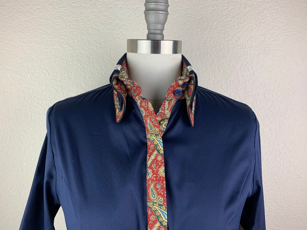 CR RanchWear Apparel & Accessories CR Statement Navy with Red Paisley