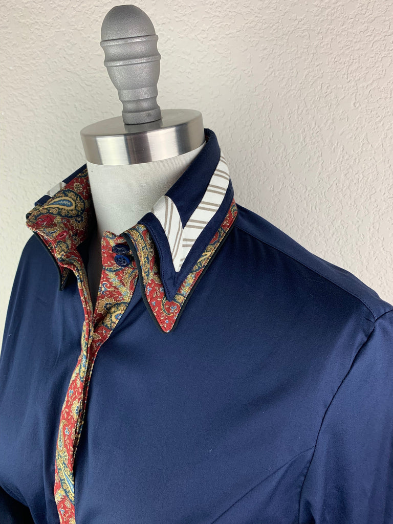 CR RanchWear Apparel & Accessories CR Statement Navy with Red Paisley