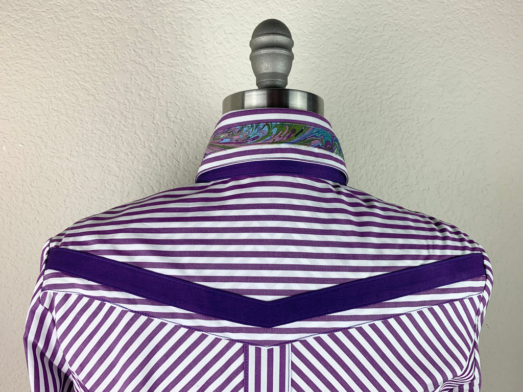 CR RanchWear Apparel & Accessories CR Statement Purple Pinstripe
