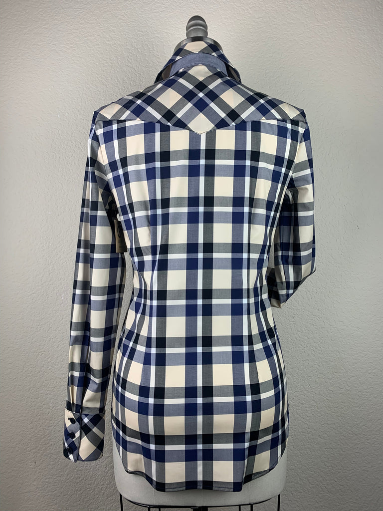CR RanchWear Apparel & Accessories CR Tradition Navy and Beige Plaid