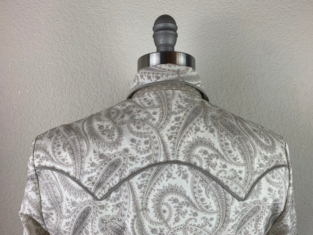 CR RanchWear CR Western Pro Ivory Stone Paisley