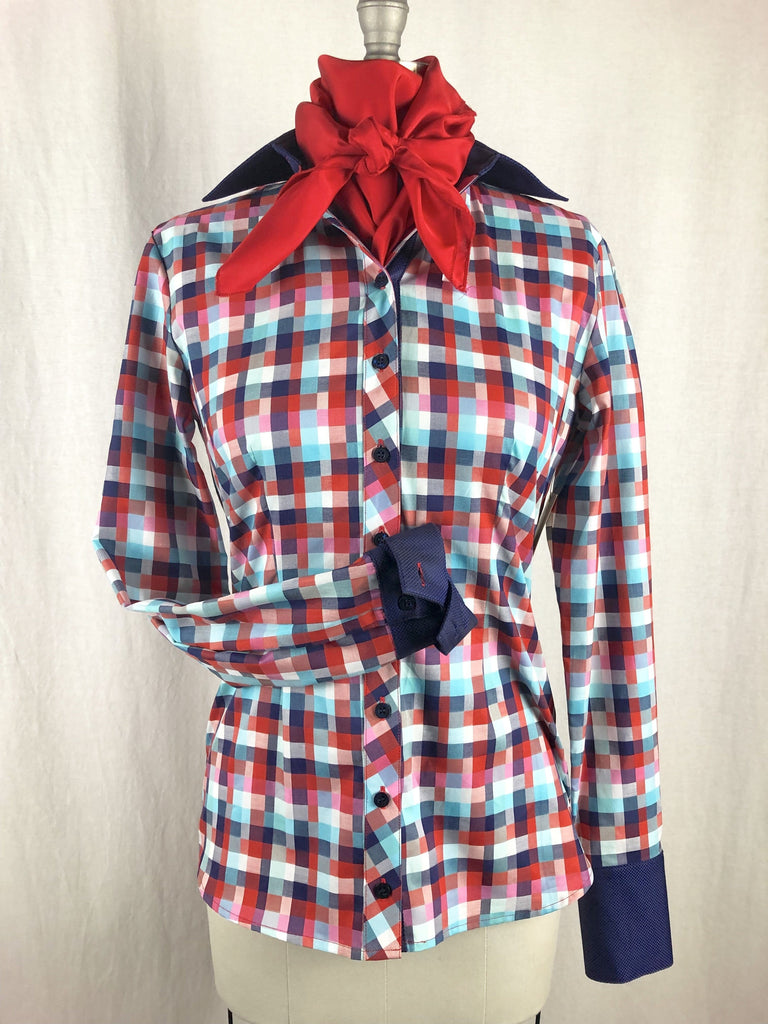 CR RanchWear Physical CR Bright Red Silk Scarf