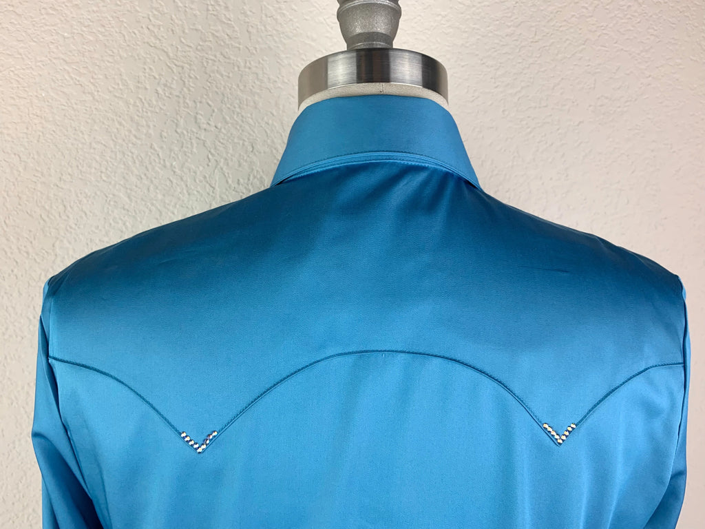 CR RanchWear Physical CR Classic Coastal Blue Cotton Sateen