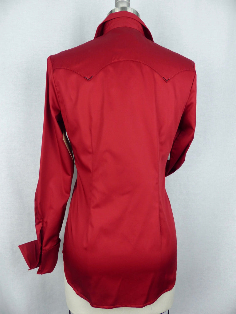 CR RanchWear Physical CR Classic Dark Red Cotton Sateen