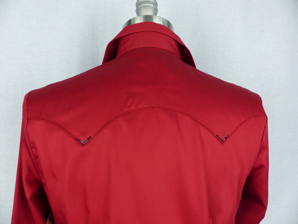 CR RanchWear Physical CR Classic Dark Red Cotton Sateen