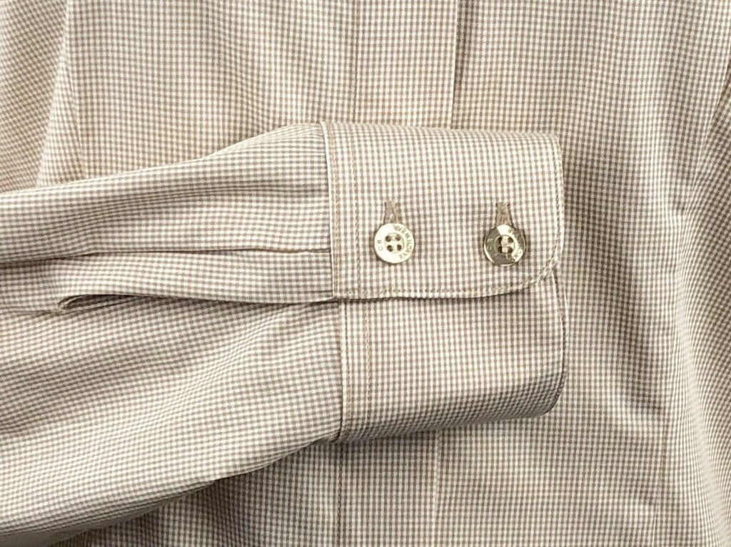 CR RanchWear Physical CR English Honey Fine Check Italian Cotton