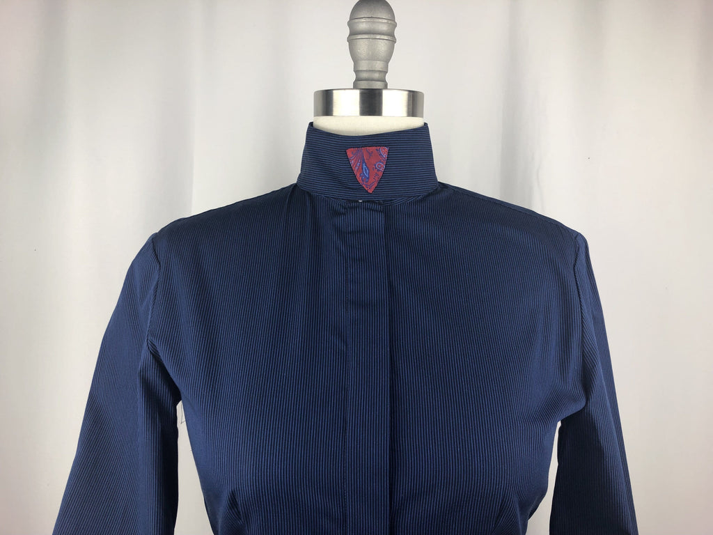 CR RanchWear Physical CR English Navy Pinstripe Italian Cotton