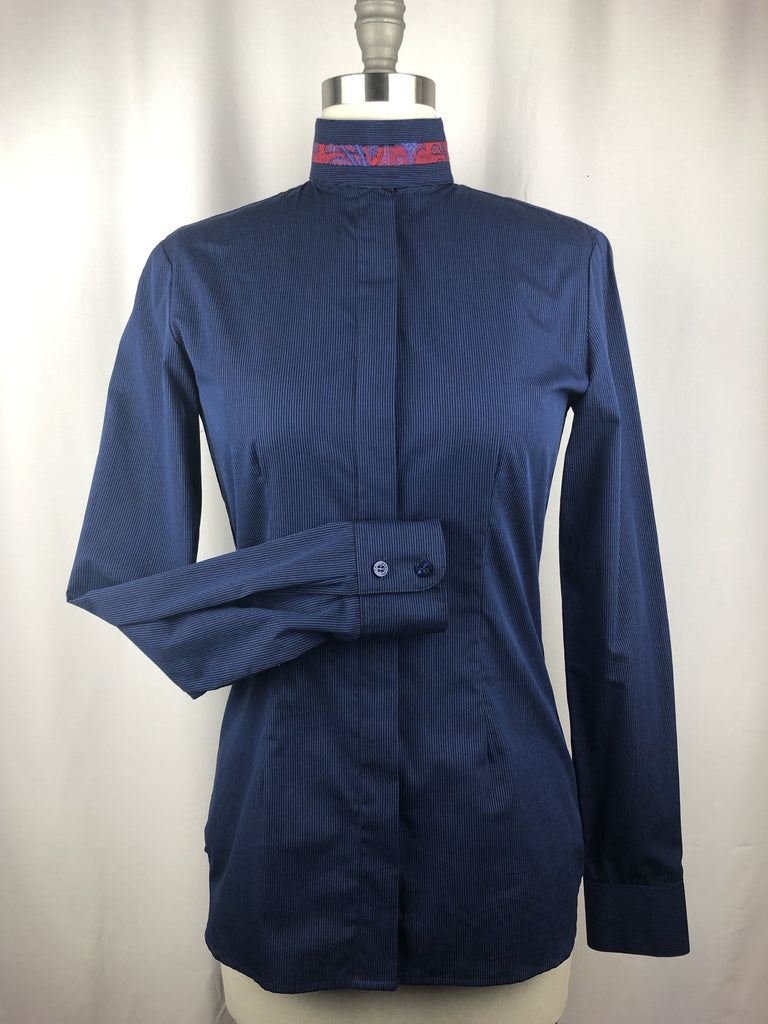 CR RanchWear Physical CR English Navy Pinstripe Italian Cotton