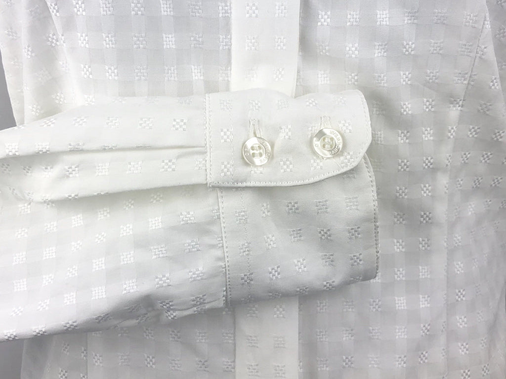 CR RanchWear Physical CR English White Basketweave Italian Cotton