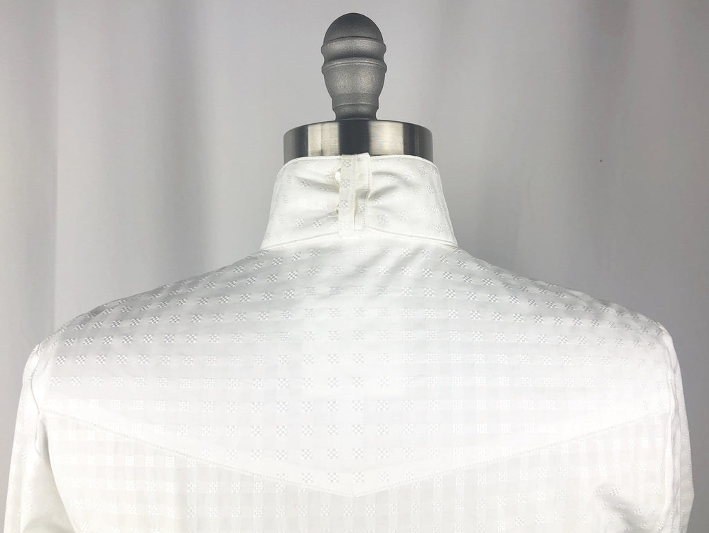 CR RanchWear Physical CR English White Basketweave Italian Cotton