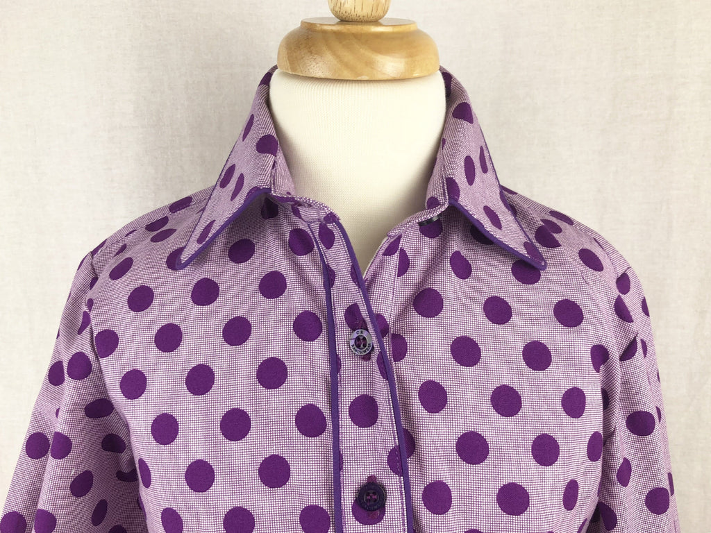 CR RanchWear Physical CR Girls Purple Polka Dot