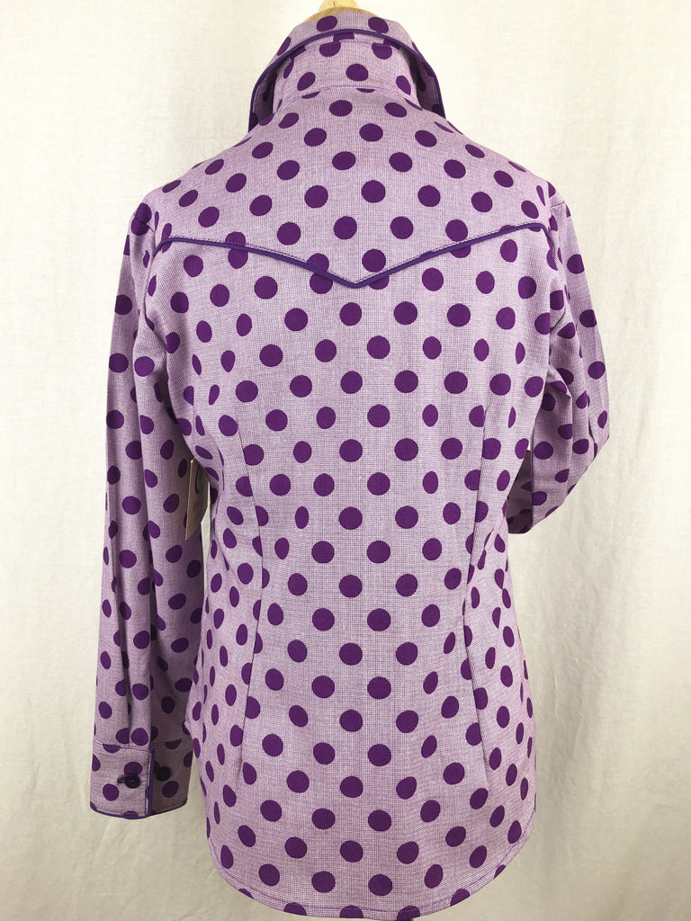 CR RanchWear Physical CR Girls Purple Polka Dot