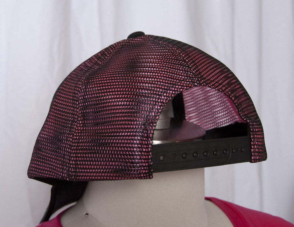 CR RanchWear Physical CR Ranchwear Black with Pink Mesh Snap Back Hat