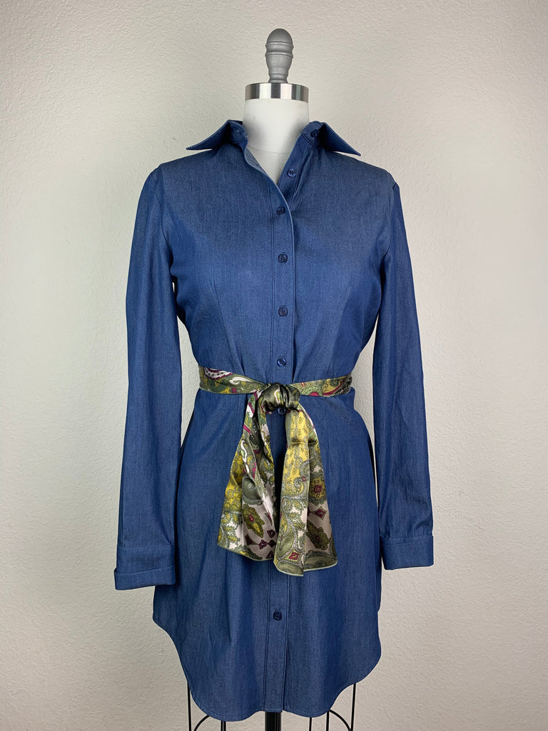 CR RanchWear Physical CR Signature Western Dark Denim Dress