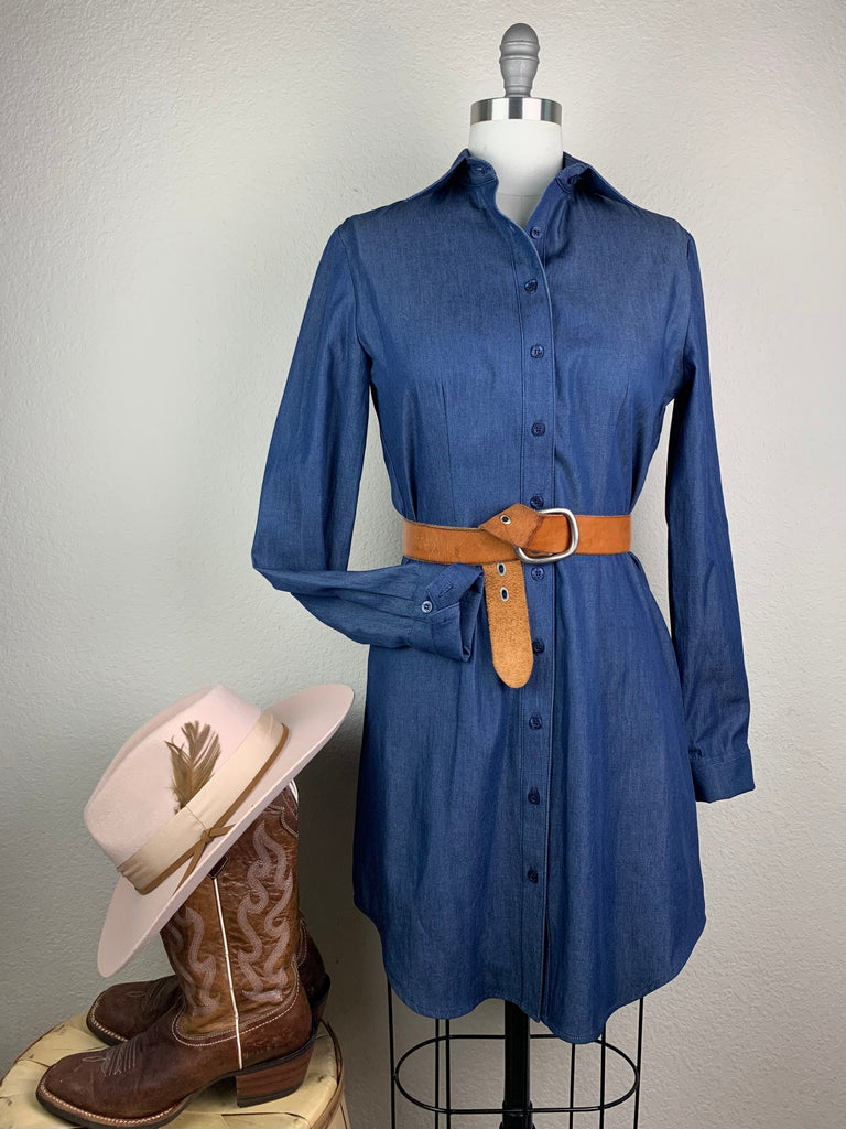 CR RanchWear Physical CR Signature Western Dark Denim Dress