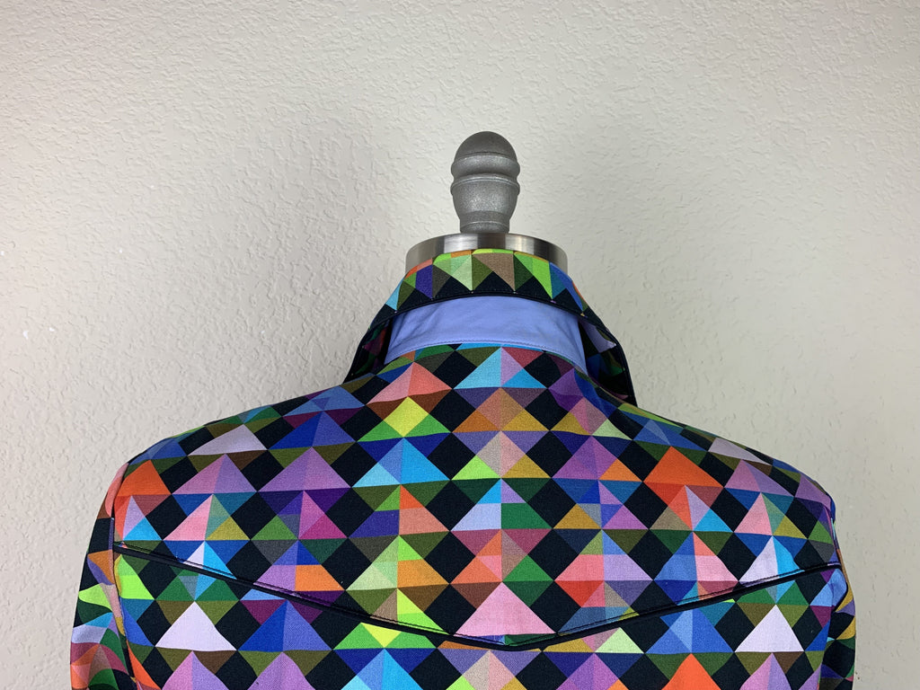 CR RanchWear Physical CR Tradition Colorful Geometric Triangles Black