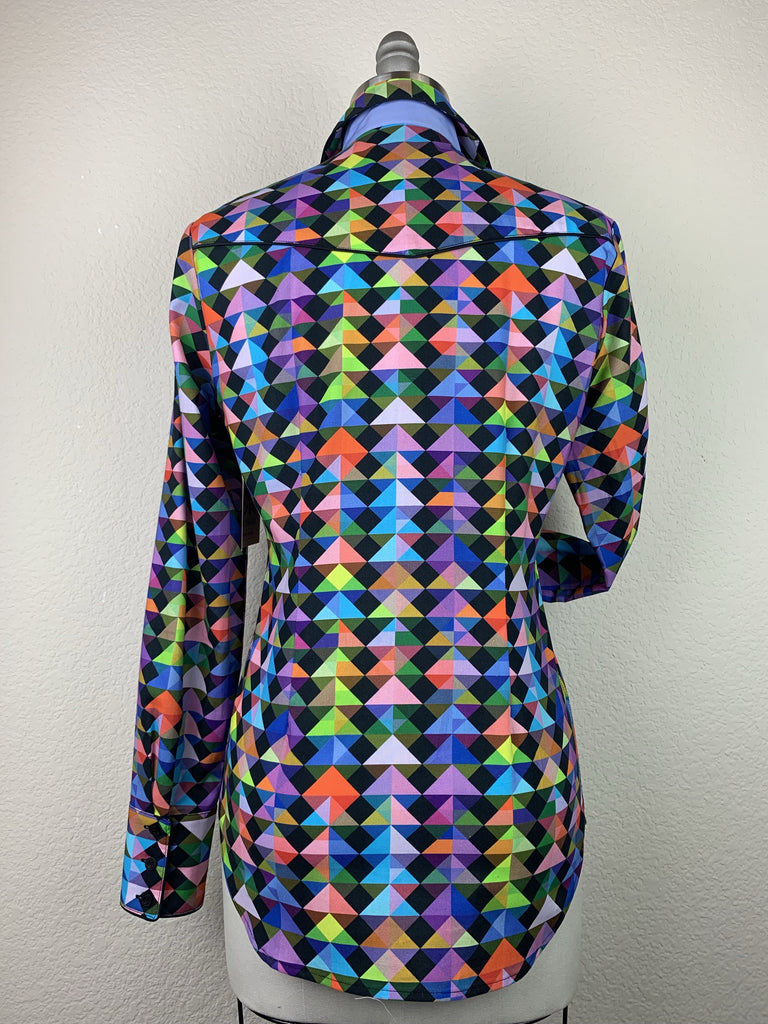 CR RanchWear Physical CR Tradition Colorful Geometric Triangles Black