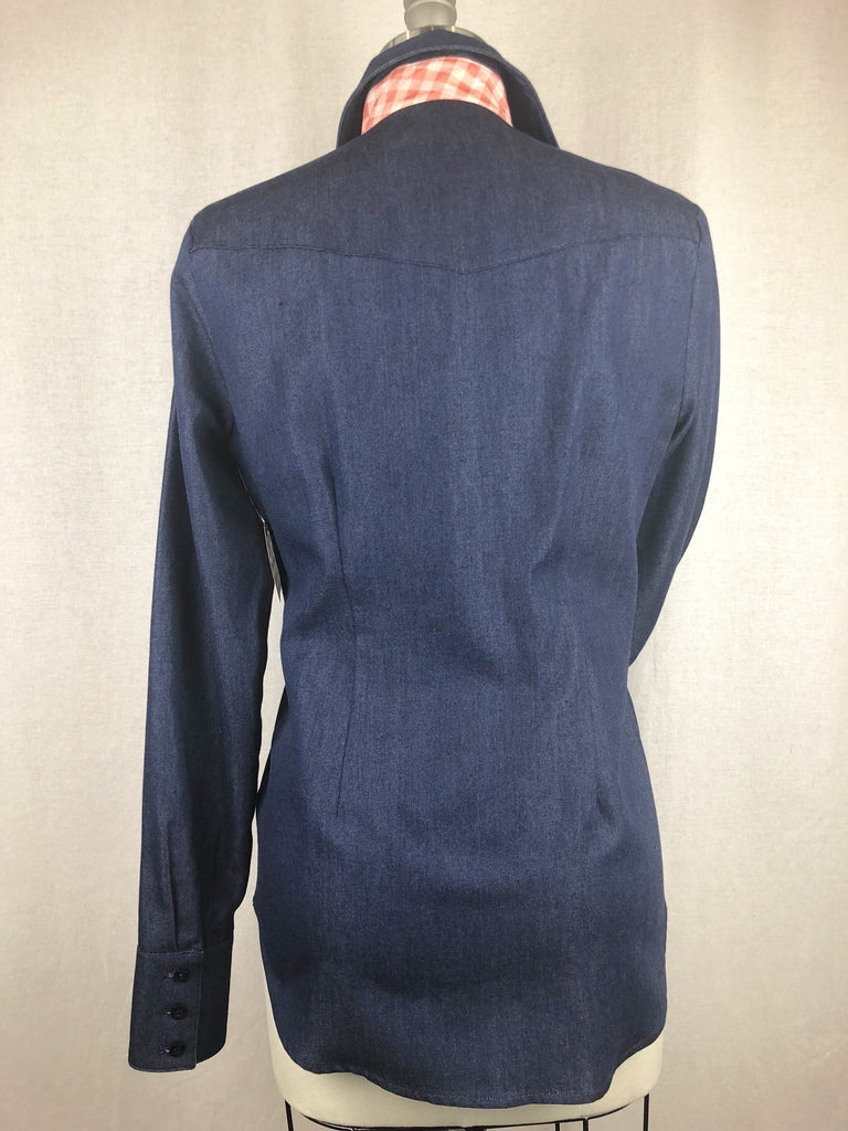 CR RanchWear Physical CR Tradition Dark Denim with Peach Gingham