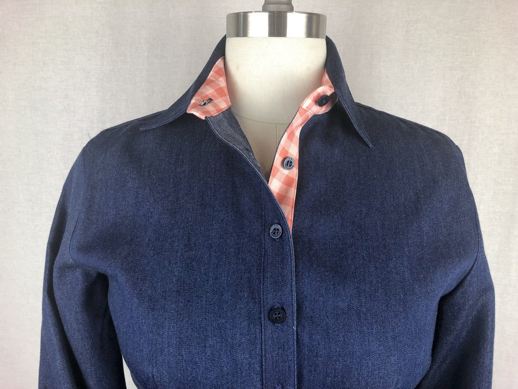CR RanchWear Physical CR Tradition Dark Denim with Peach Gingham