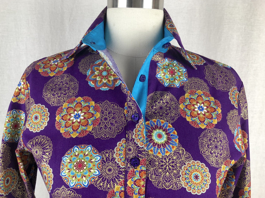 CR RanchWear Physical CR Tradition Purple Metallic Medallion