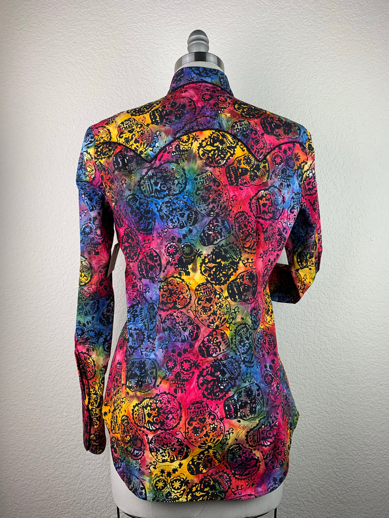 CR RanchWear Physical CR Tradition Tie Dye Batik Sugar Skulls