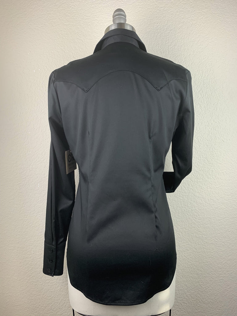 CR RanchWear Physical CR Western Pro Black Stretch Cotton Sateen
