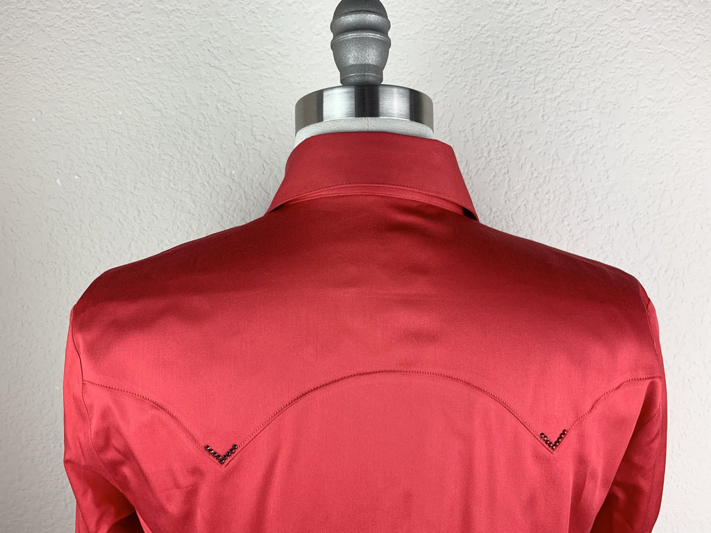 CR RanchWear Physical CR Western Pro Bright Red Stretch Cotton Sateen