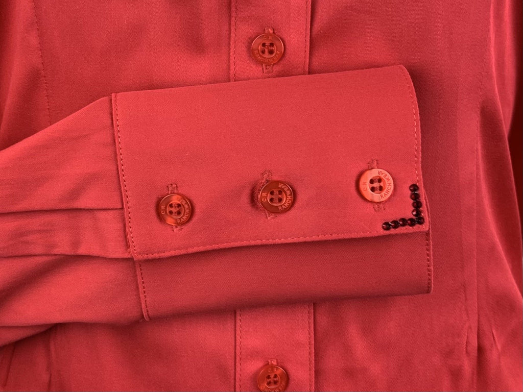 CR RanchWear Physical CR Western Pro Bright Red Stretch Cotton Sateen