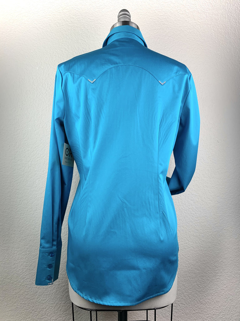 CR RanchWear Physical CR Western Pro Bright Turquoise Cotton Sateen