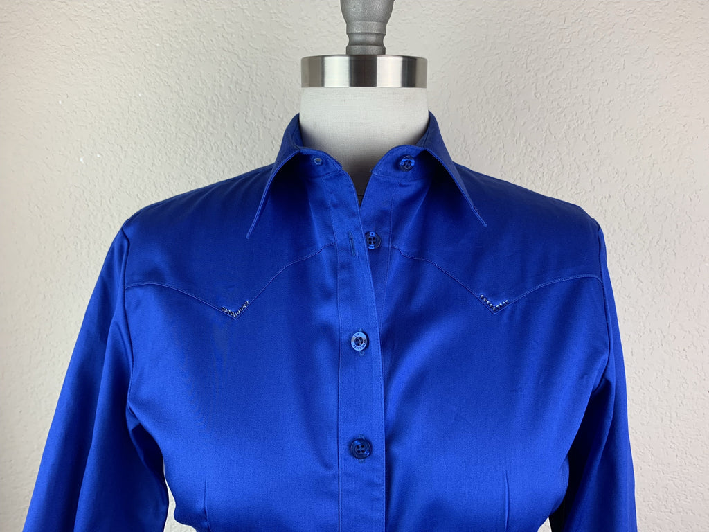 CR RanchWear Physical CR Western Pro Dazzling Blue Cotton Sateen