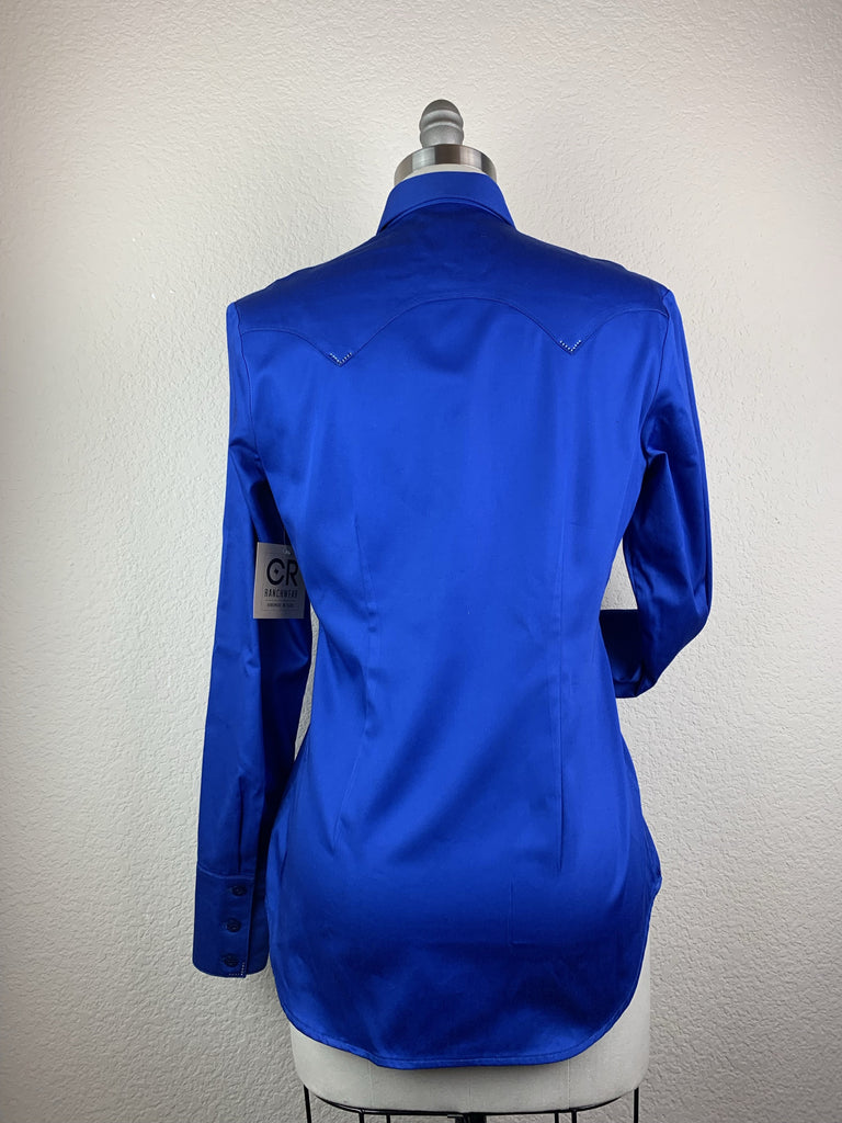 CR RanchWear Physical CR Western Pro Dazzling Blue Cotton Sateen