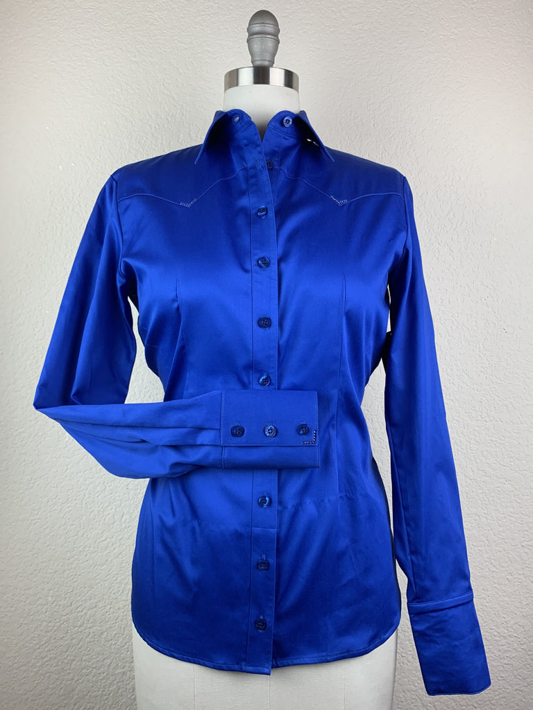 CR RanchWear Physical CR Western Pro Dazzling Blue Cotton Sateen