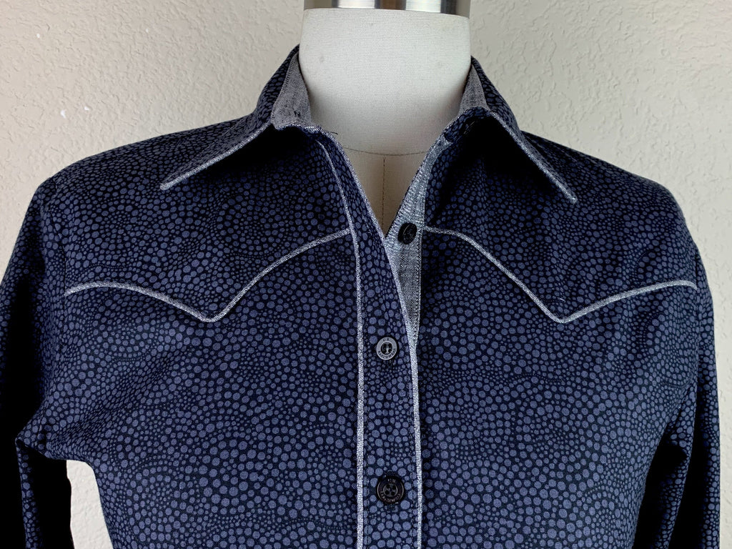 CR RanchWear Physical CR Western Pro Dotted Black with Sparkling Chrome