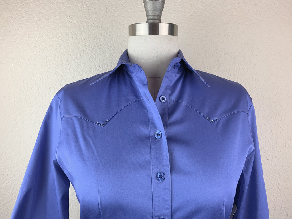 CR RanchWear Physical CR Western Pro Lapis Blue Stretch Cotton Sateen