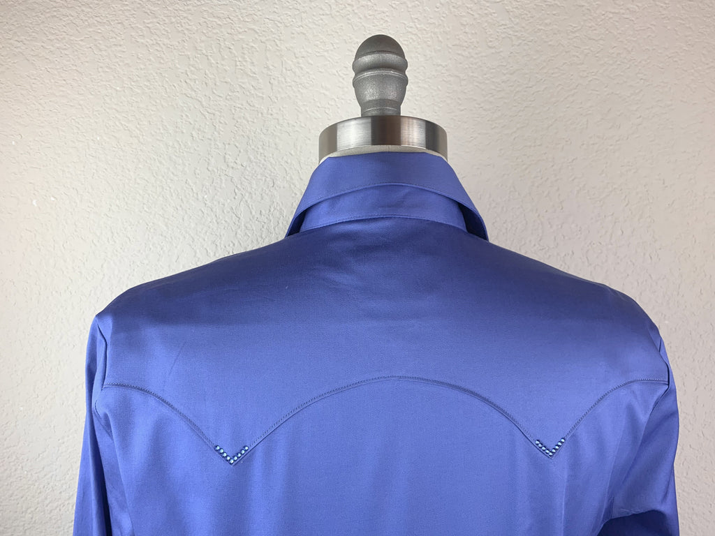 CR RanchWear Physical CR Western Pro Lapis Blue Stretch Cotton Sateen