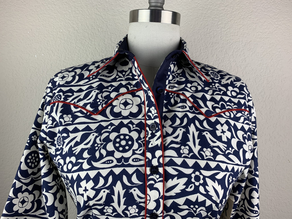 CR RanchWear Physical CR Western Pro Navy Papel Picado