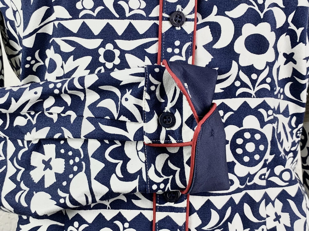 CR RanchWear Physical CR Western Pro Navy Papel Picado