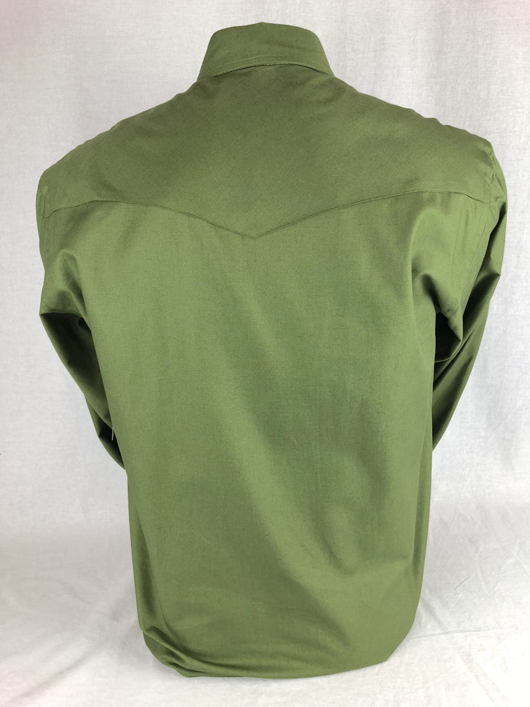 CR RanchWear Physical CR Western Pro Olive Green Italian Cotton