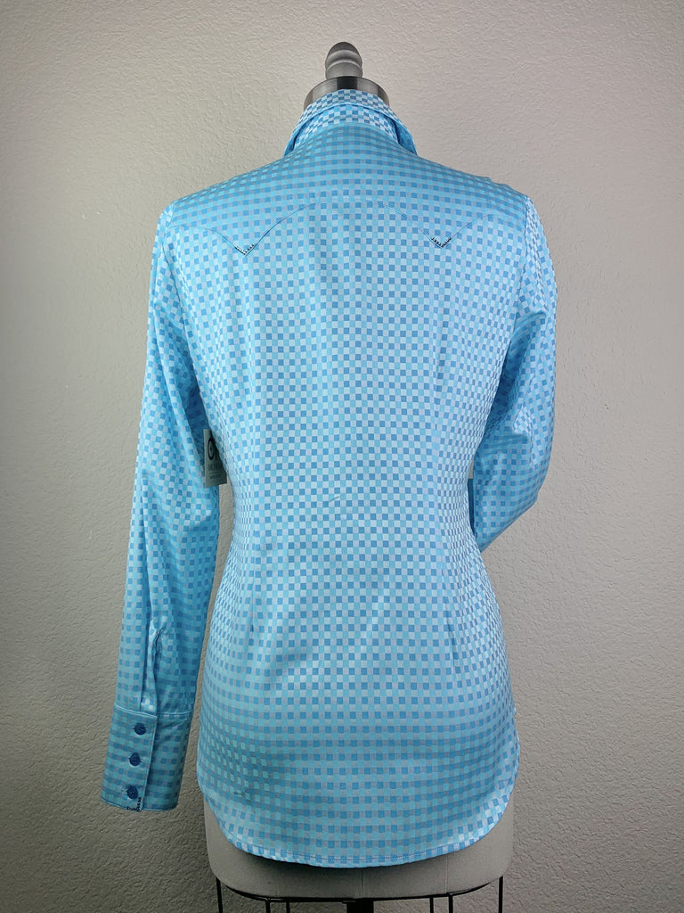 CR RanchWear Physical CR Western Pro Sky Blue Basketweave Italian Cotton