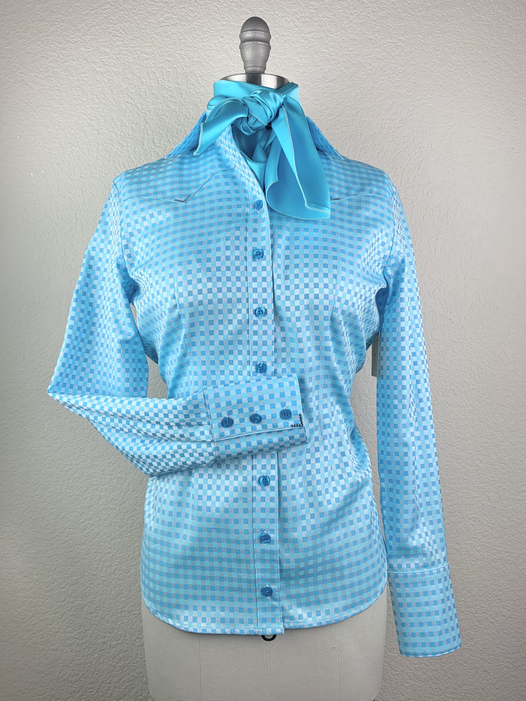 CR RanchWear Physical CR Western Pro Sky Blue Basketweave Italian Cotton